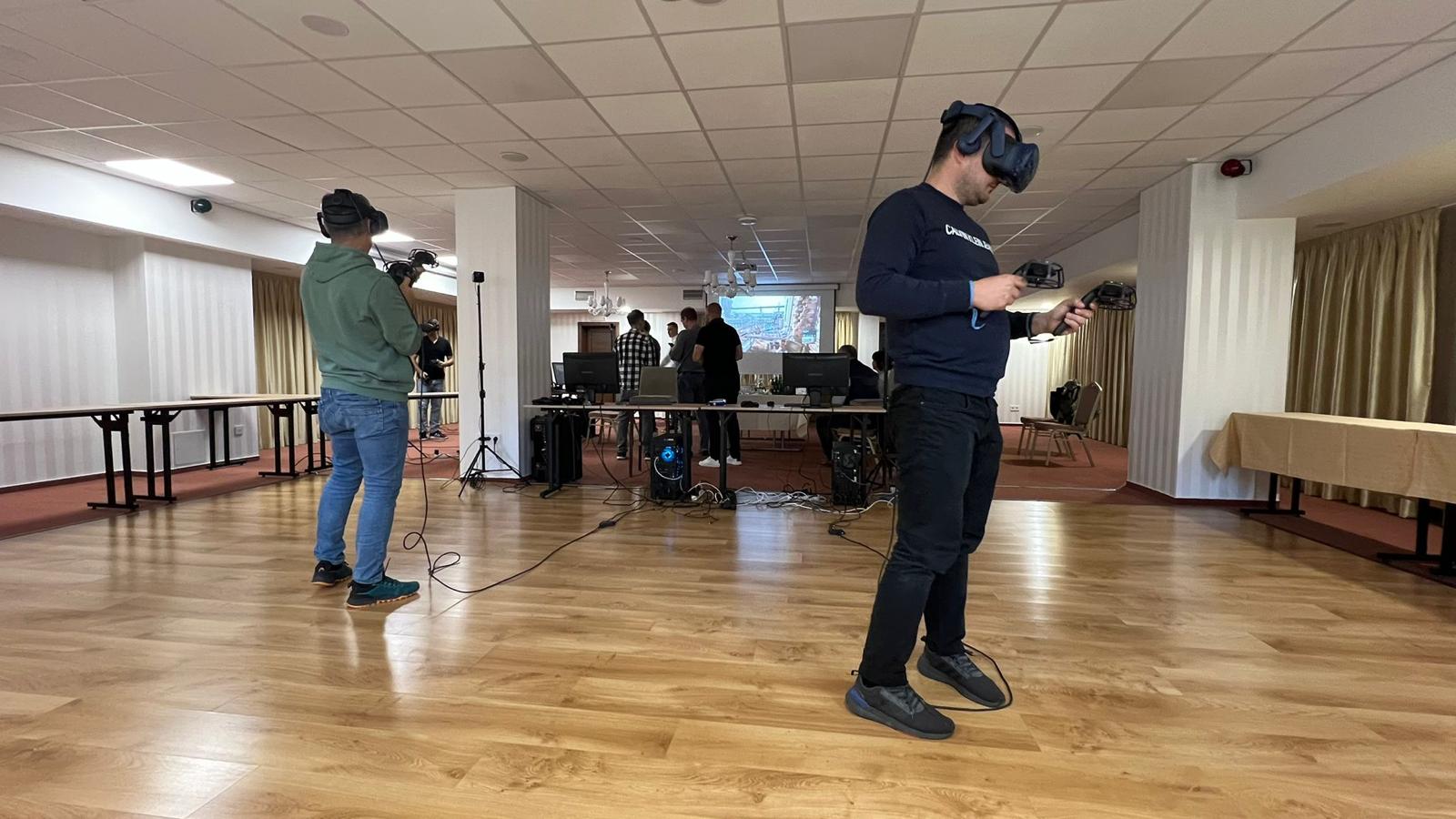Mobilný VR program s viacerými zariadeniami priamo na mieste akcie